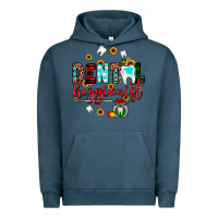 Pigment Midnight Navy Christmas dental hygienist Urban Hoodie - JahusDesignShop