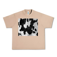 Burro Black White Cowhide Tumbler Urban Heavy Tee - CowCowDesign