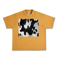 Peanut Butter Black White Cowhide Tumbler Urban Heavy Tee - CowCowDesign