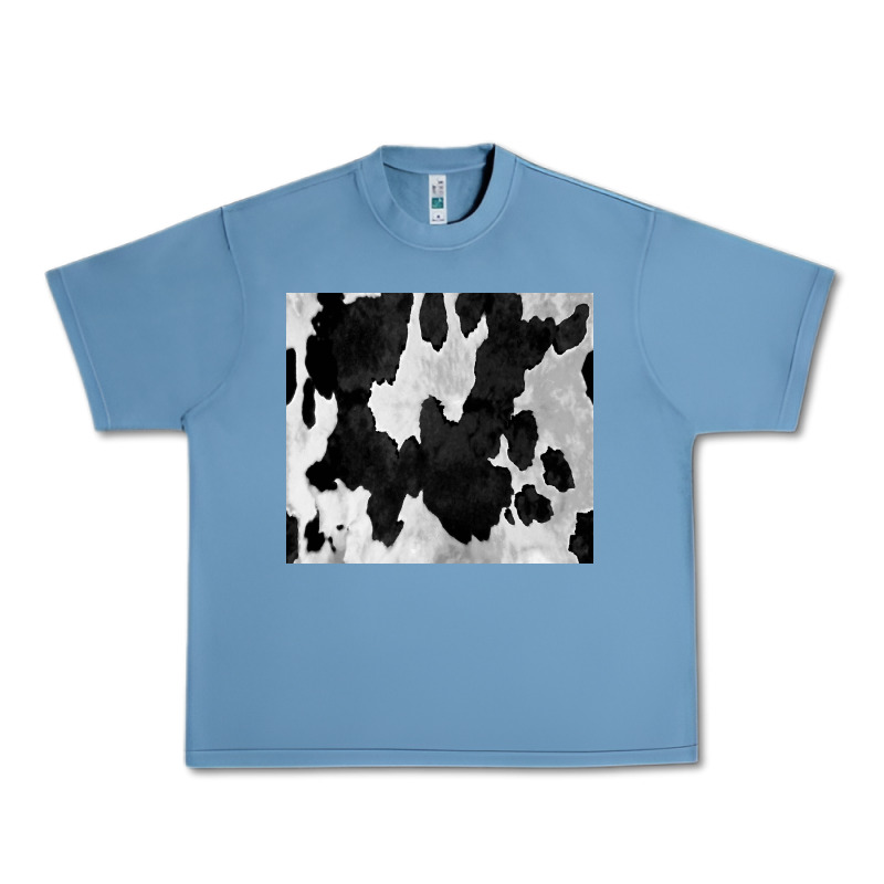 Black White Cowhide Tumbler Urban Heavy Tee by CowCowDesign | Teevron