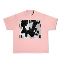 Salmon Black White Cowhide Tumbler Urban Heavy Tee - CowCowDesign