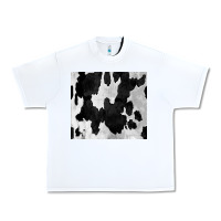 White Black White Cowhide Tumbler Urban Heavy Tee - CowCowDesign