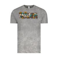 Cloud Rock mama sunflower leopard Vintage Tee - OliviaCreatesArt