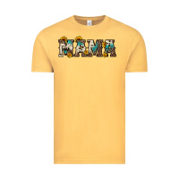 Vintage Mustard mama sunflower leopard Vintage Tee - OliviaCreatesArt