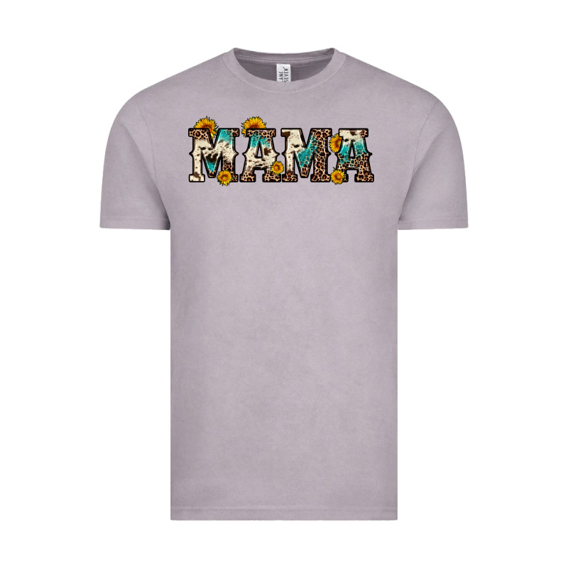 Mama Sunflower Leopard Vintage Tee by OliviaCreatesArt | Teevron