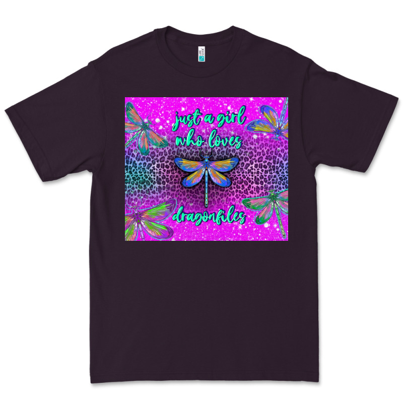 Just A Girl Who Loves Dragonfiles Premium Tee by TumblerDesignByShophia | Teevron
