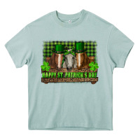 Happy St. Patrick's Day Horses With Leprechaun Hat And Bandana Heavy Core Tee | Teevron