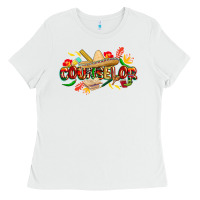 White cinco de mayo counselor Ladies Tee - CowGirlArtShop