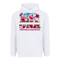 White valentines day cna certified nursing assistant Heavyweight Hoodie - AdoDesignShop