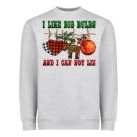 Heather Grey i like big bulbs and i can not lie Heavyweight Sweatshirt - BarkalooDesign