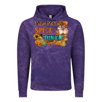 Cloud Purple Pumpkin Spice Junkie Vintage Hoodie - FaDigitalArtStudio