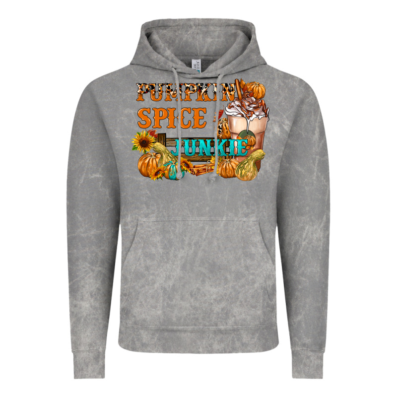 Pumpkin Spice Junkie Vintage Hoodie by FaDigitalArtStudio | Teevron
