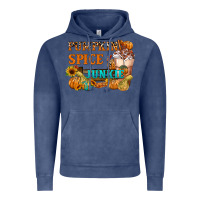 Vintage Denim Pumpkin Spice Junkie Vintage Hoodie - FaDigitalArtStudio
