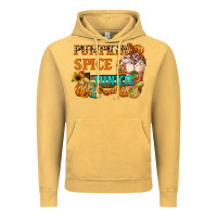 Vintage Mustard Pumpkin Spice Junkie Vintage Hoodie - FaDigitalArtStudio