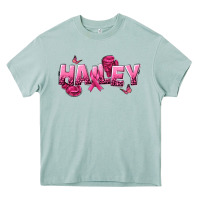 Arona Personalized Pink Cancer Themed Name Heavy Core Tee - NancyCooperArtShop