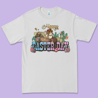 Happy Easter Day Rodeo Premium Tee Designed By Howdyjamesfarm