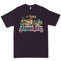 Plum Happy Easter Day rodeo Premium Tee - HowdyJamesFarm
