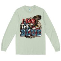 Matcha I back the blue Long Sleeve Tee - FaDigitalArtStudio
