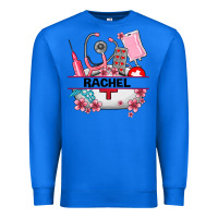 True Royal costom name nurse hat and elements Premium Sweatshirt - AdoDesignShop