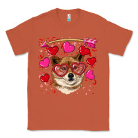 Copper valentine's shiba inu Classic Tee - RanaPortraitStore