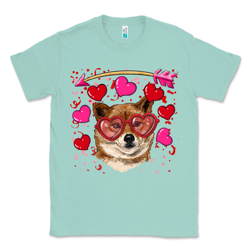 Valentine's Shiba Inu Classic Tee by RanaPortraitStore | Teevron