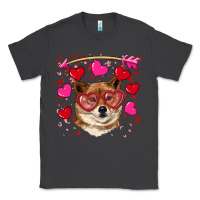 Smoke valentine's shiba inu Classic Tee - RanaPortraitStore