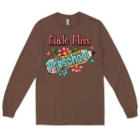 Chestnut little miss preschool Long Sleeve Tee - RanaPortraitStore