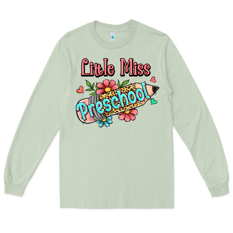 Little Miss Preschool Long Sleeve Tee by RanaPortraitStore | Teevron