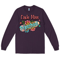 Plum little miss preschool Long Sleeve Tee - RanaPortraitStore