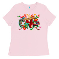 Bubblegum Pink cinco de mayo cna Ladies Tee - CowGirlArtShop
