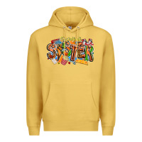 Antique Gold basketball sister Premium Hoodie - CowhideDigitalArt