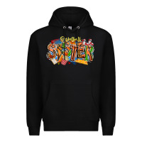 Black basketball sister Premium Hoodie - CowhideDigitalArt