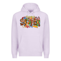 Lilac basketball sister Premium Hoodie - CowhideDigitalArt