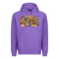 Purple basketball sister Premium Hoodie - CowhideDigitalArt
