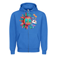 True Royal western registered nurse  medical instruments Zipper Hoodie - BarkalooDesign