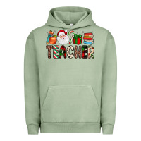 Pigment Oil Green teacher christmas Urban Hoodie - JahusDesignShop