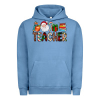 Pigment Pebble Blue teacher christmas Urban Hoodie - JahusDesignShop