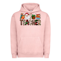 Pigment Salmon teacher christmas Urban Hoodie - JahusDesignShop