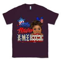 Plum little mister america black boy Classic Tee - CowGirlArtShop