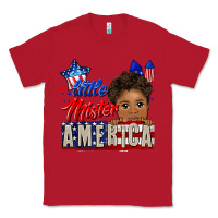 Red little mister america black boy Classic Tee - CowGirlArtShop