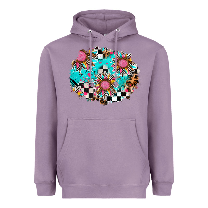 Race Sunflower Patches Heavyweight Hoodie by AdoDesignShop | Teevron