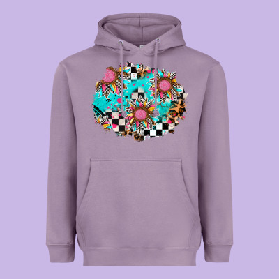 Race Sunflower Patches Heavyweight Hoodie Designed By Adodesignshop