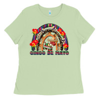 Matcha cinco de mayo rainbow Ladies Tee - CowGirlArtShop