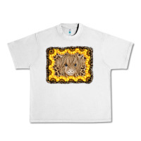 Lunar Rock Baby Cow Leopard Sunflowers Urban Heavy Tee - CowCowDesign