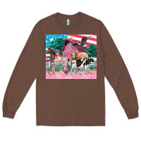Chestnut American farm animals tumbler 4th of july Long Sleeve Tee - FaDigitalArtStudio