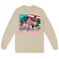 Mushroom American farm animals tumbler 4th of july Long Sleeve Tee - FaDigitalArtStudio