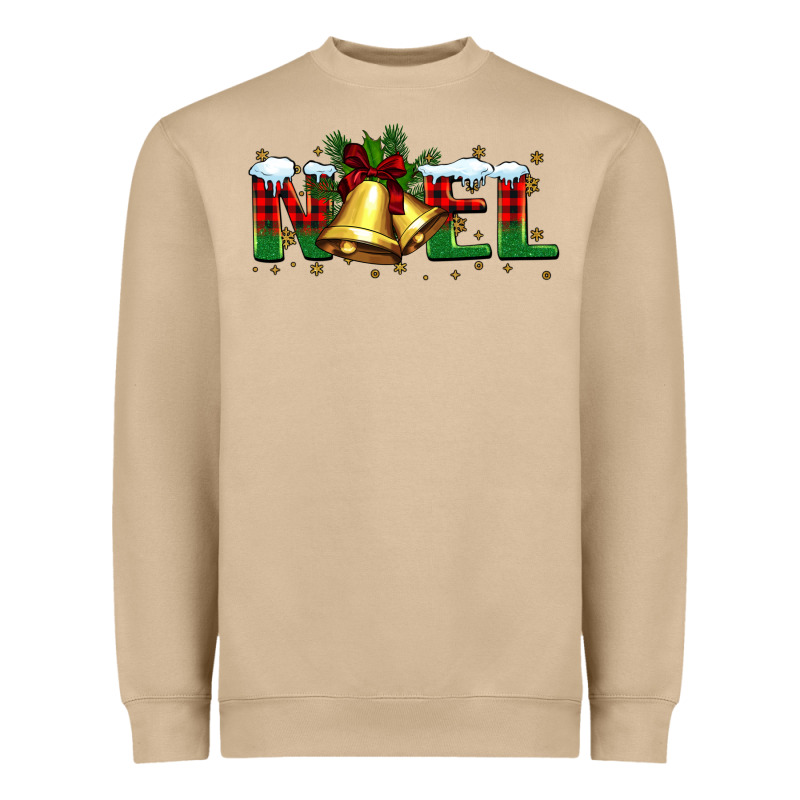 Noel Christmas Bells Heavyweight Sweatshirt by BarkalooDesign | Teevron