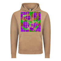 Vintage Coffee Mardi Gras leopard Seamless Pattern Vintage Hoodie - FaDigitalArtStudio