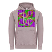 Mardi Gras Leopard Seamless Pattern Vintage Hoodie | Teevron