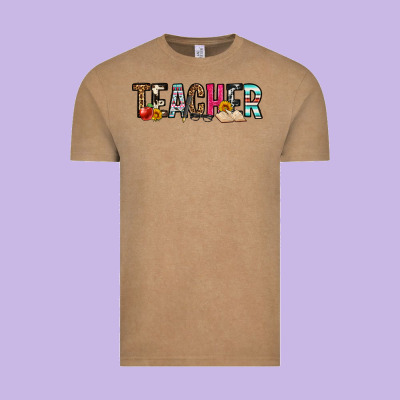 Teacher Vintage Tee Designed By Oliviacreatesart